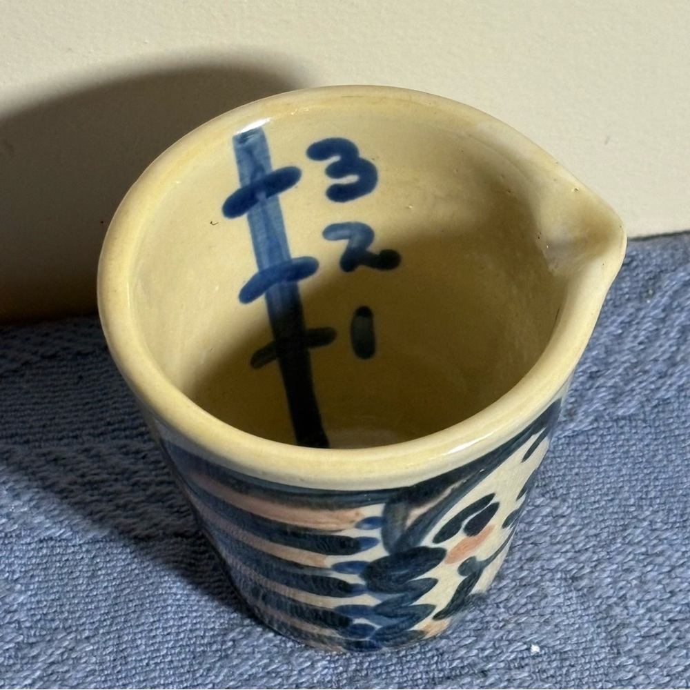 M.A. Hadley Pottery “Firewater” Indian Chief Jigger Measuring Cup VINTAGE - Picture 2 of 5